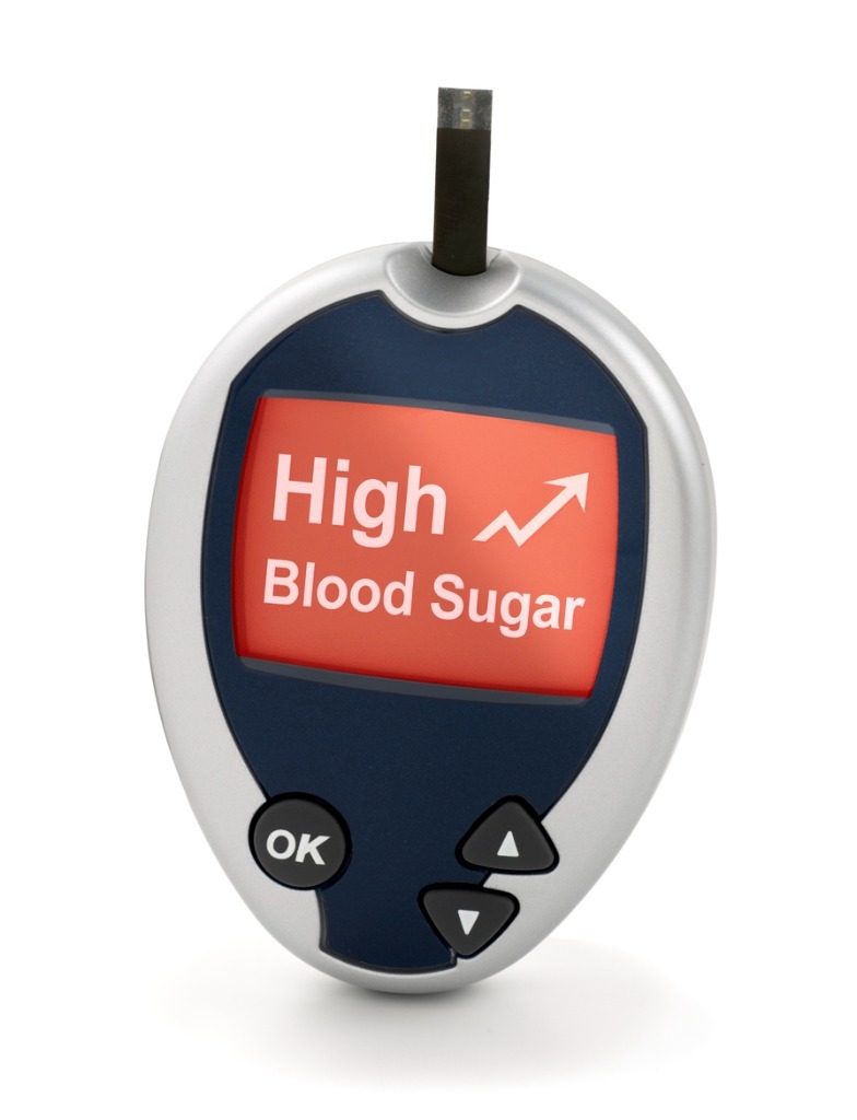 High blood glucose levels
